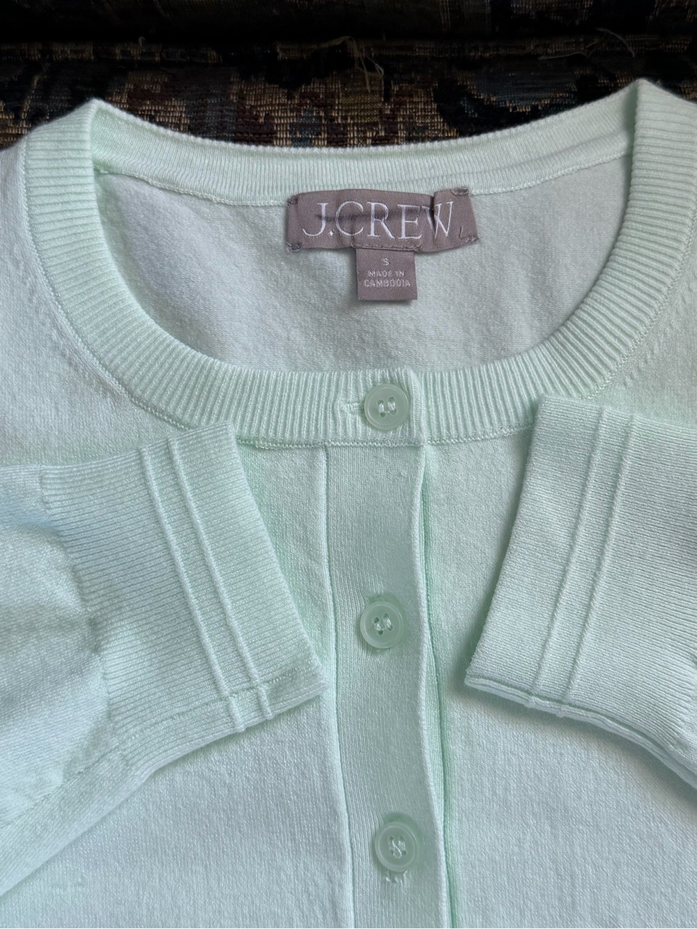 J.Crew Jackie Cardigan Sweater | Mint Green | NWOT - Picture 5 of 8